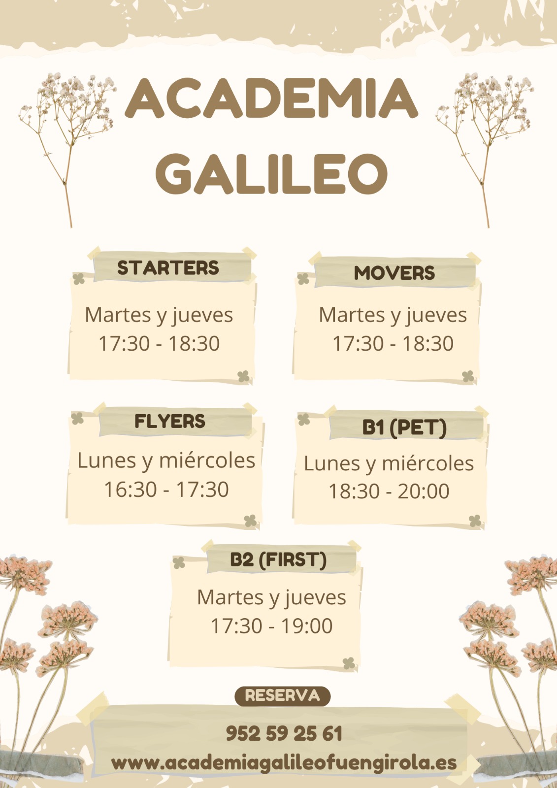 Cursos de inglés para todas las edades